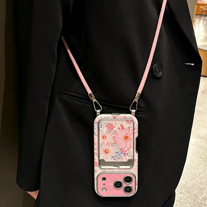 Pink Floral Faux Leather Textu - đánh giá và giá Leather Card Wallet